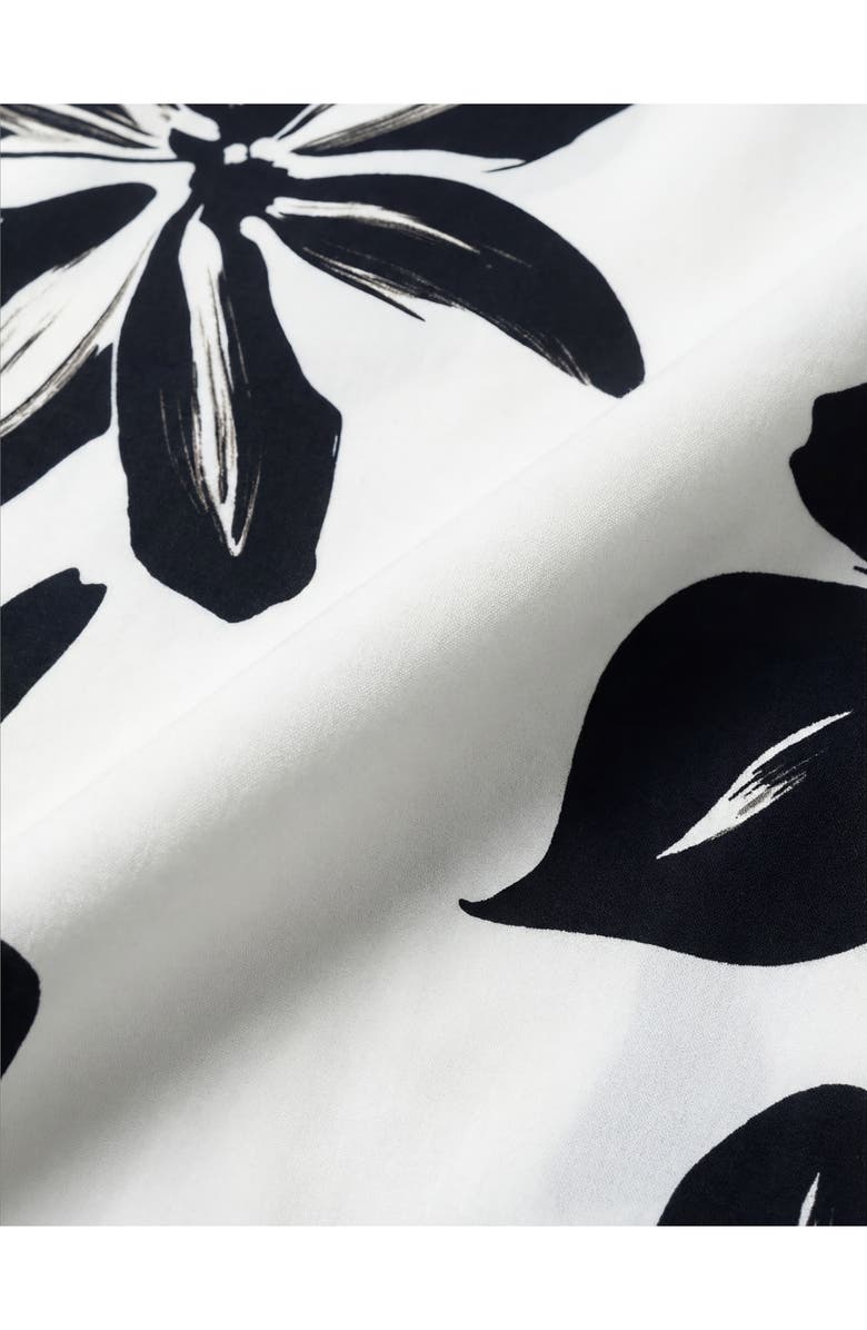 Report Collection Abstract Print Camp Shirt, Alternate, color, 09 Black