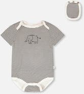 Deux par Deux Evolutive Jersey Stripes Bodysuit