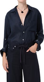 Citizens of Humanity Kayla Button-Up Linen Shirt