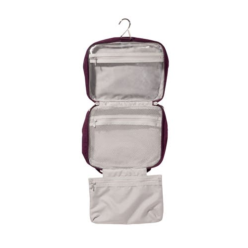 Baggallini Hanging Travel Toiletry Kit In Mulberry