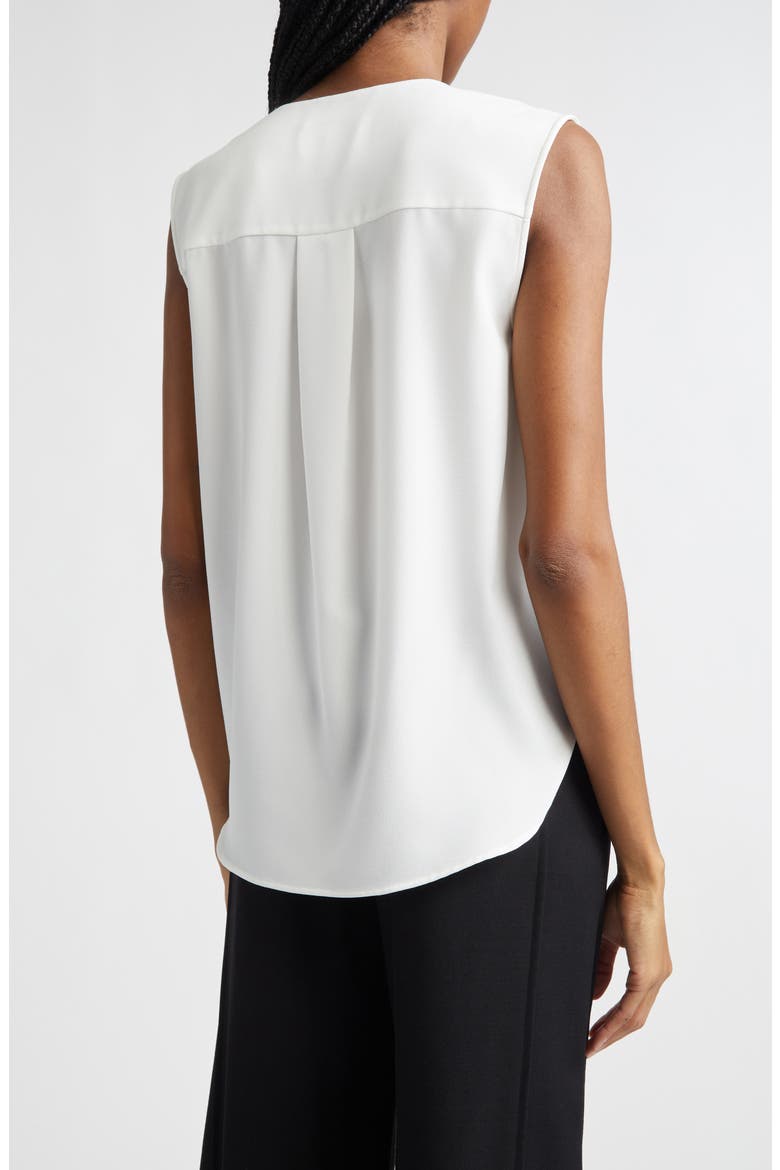 Faux Wrap Shell, Alternate, color, WHITE