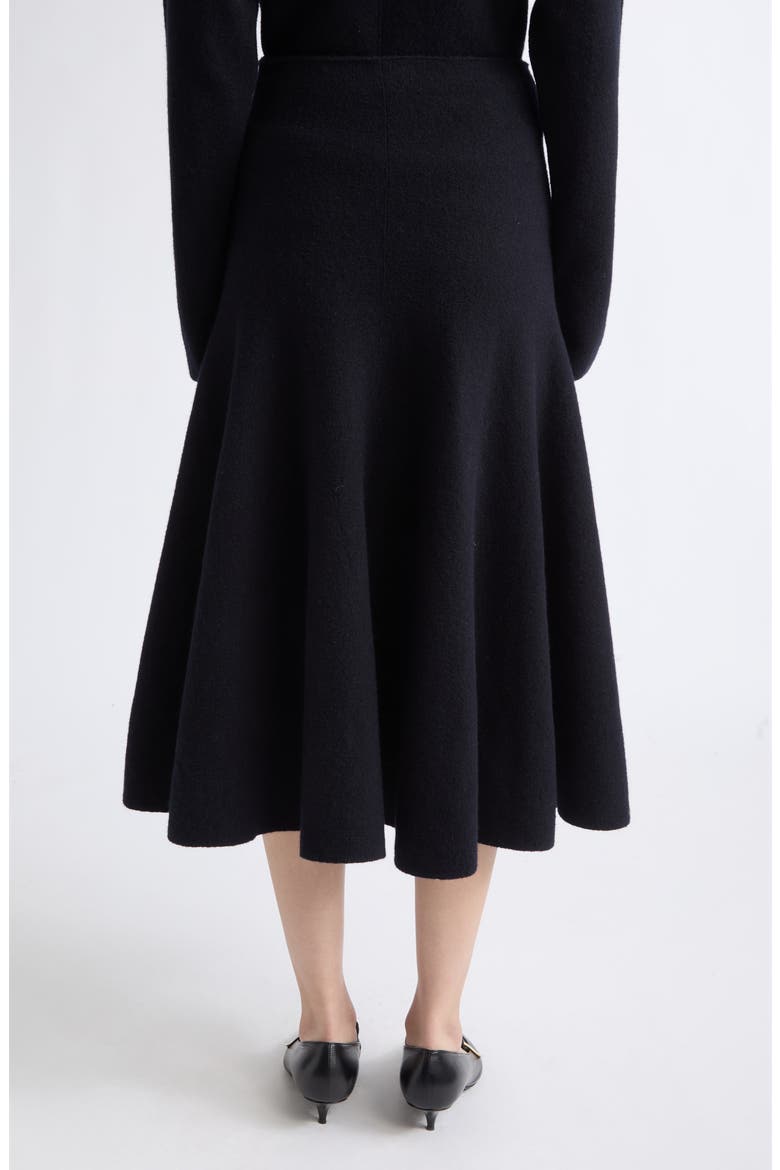 Lothea Merino Wool Blend Midi Sweater Skirt, Alternate, color, NAVY MELANGE