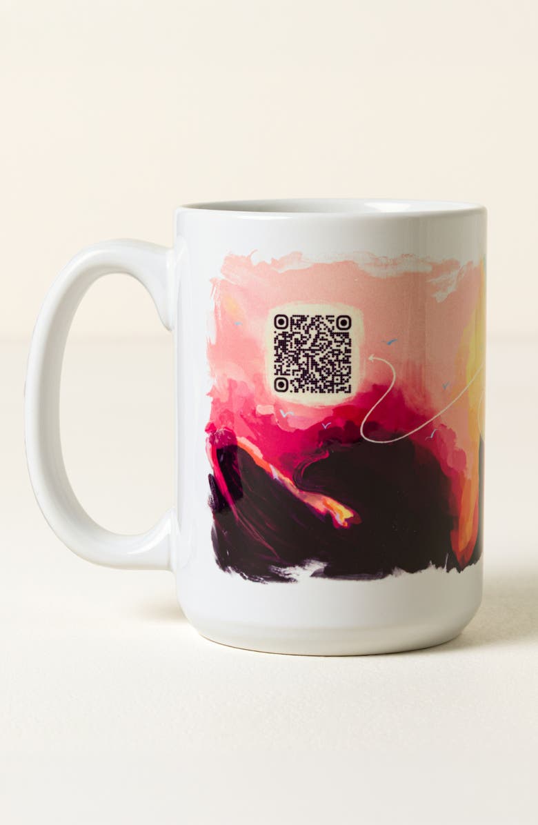 Uncommon Goods Embrace Each Day Morgan Harper Nichols QR Mug, Alternate, color, Multi