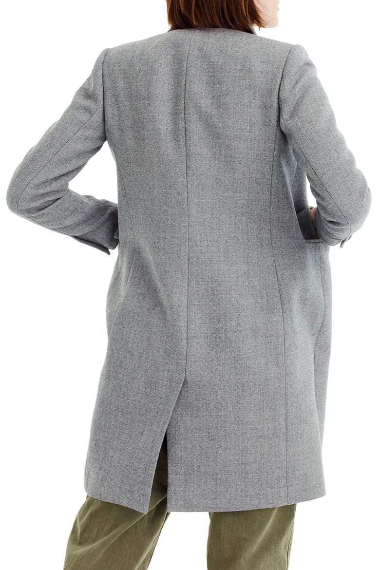 Eniko Wool Topcoat, Alternate, color, HEATHER GRAPHITE