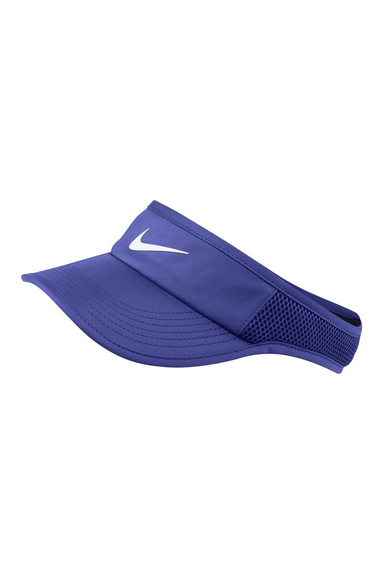 Court AeroBill Tennis Visor, Main, color, RUSH VIOLET/ WHITE