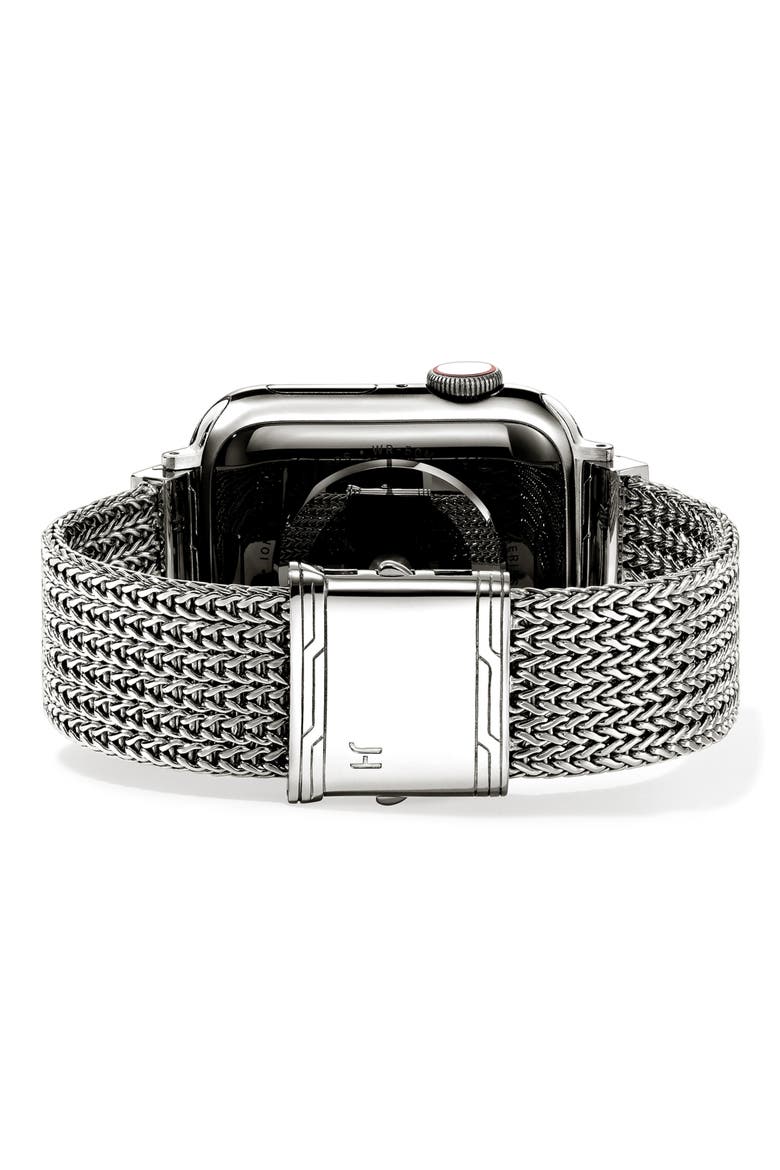 Icon Link Smart Watch Strap, Alternate, color, STERLING SILVER