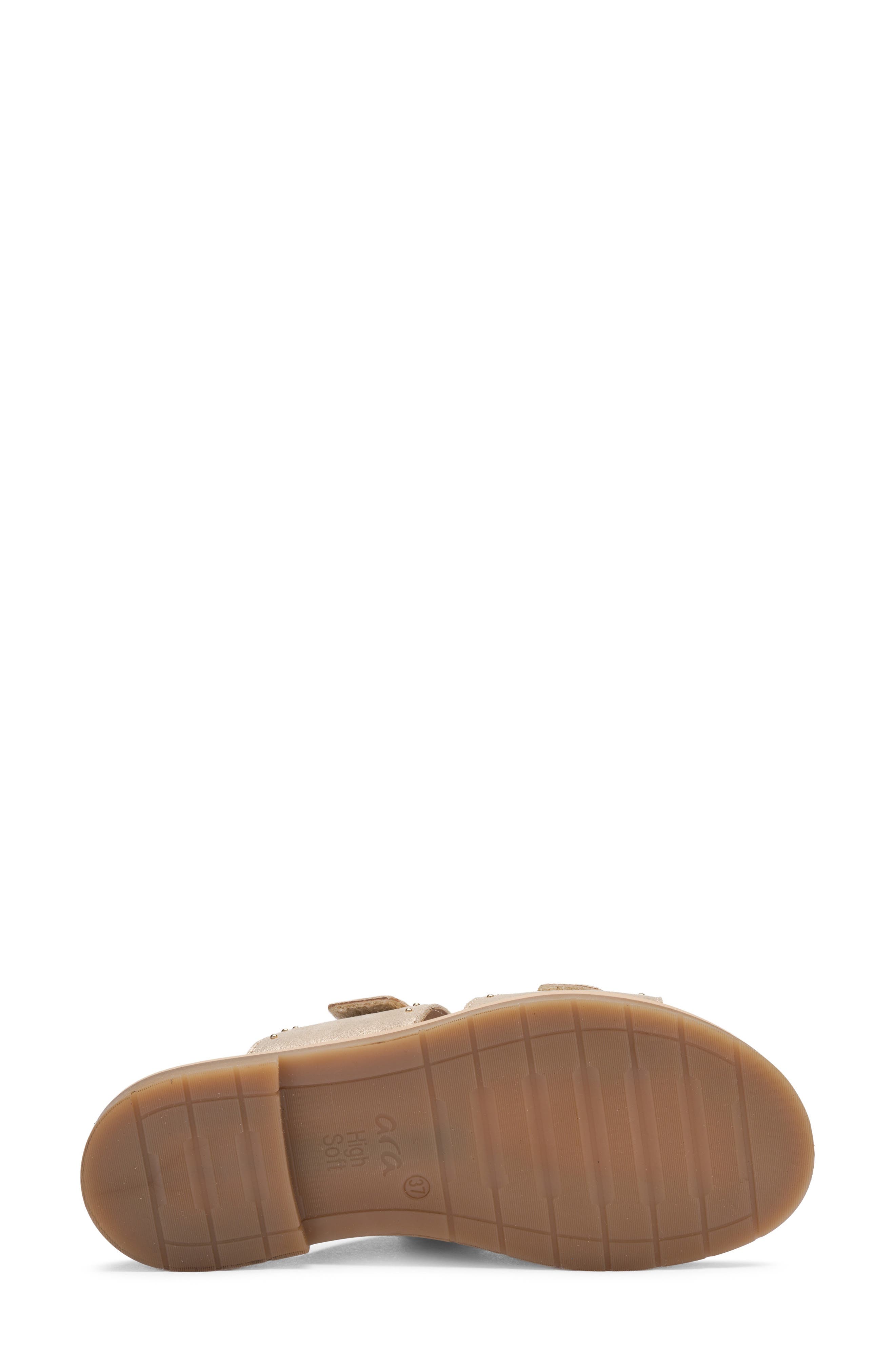 Elm Studded Buckle Strap Slide Sandal, Alternate, color, SHELL