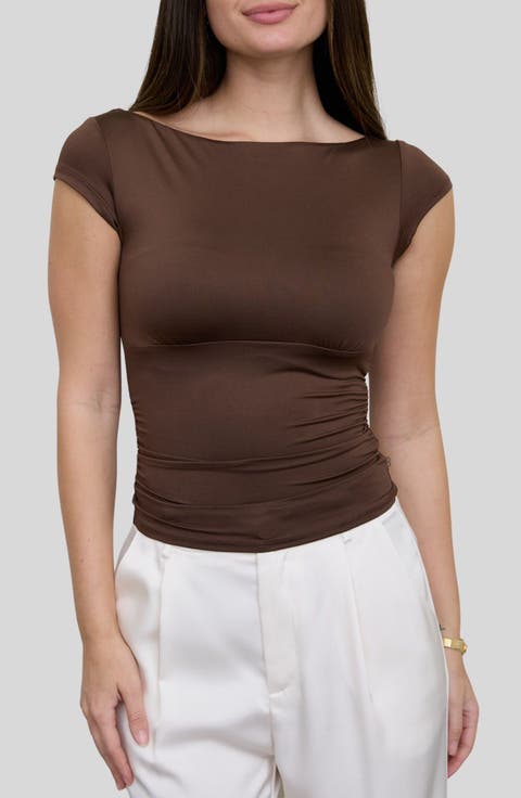 Boat Neck Top