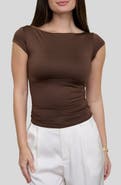 Blu Pepper Boat Neck Top