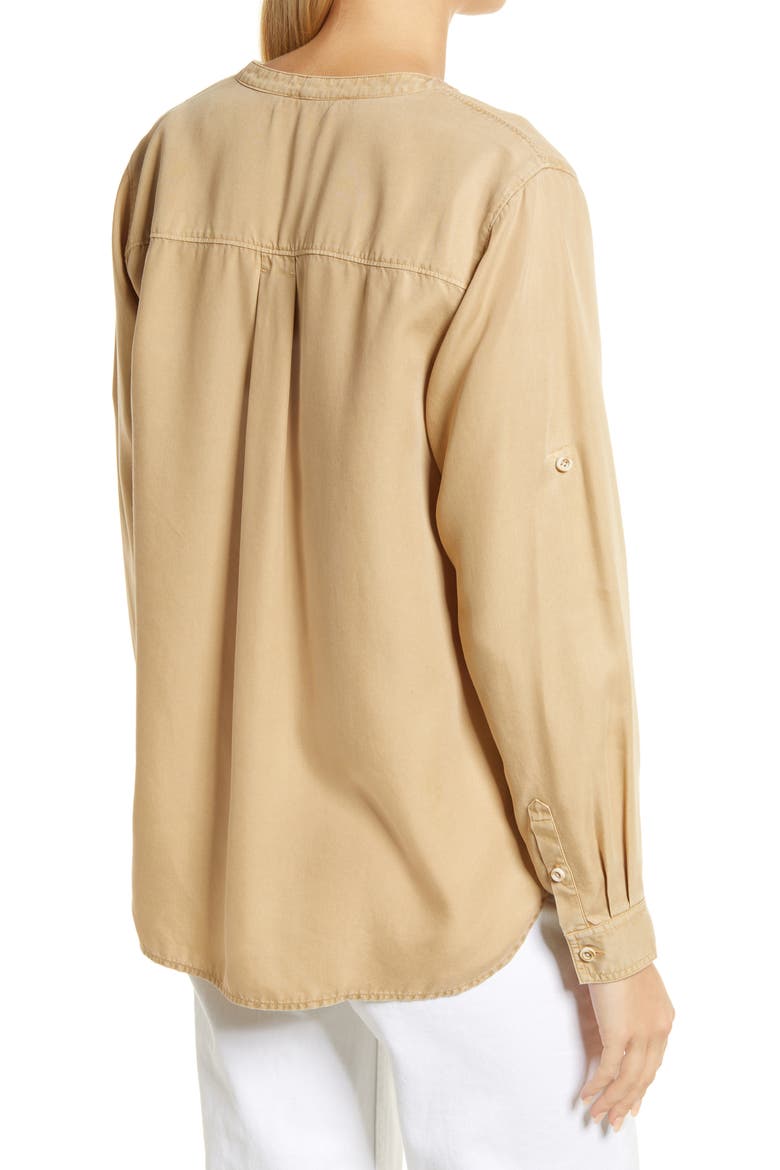 Mission Beach Long Sleeve Shirt, Alternate, color, GOLDEN HONEY