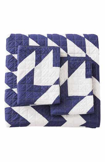 MELANGE HOME Star Patch Patchwork Quilt Set