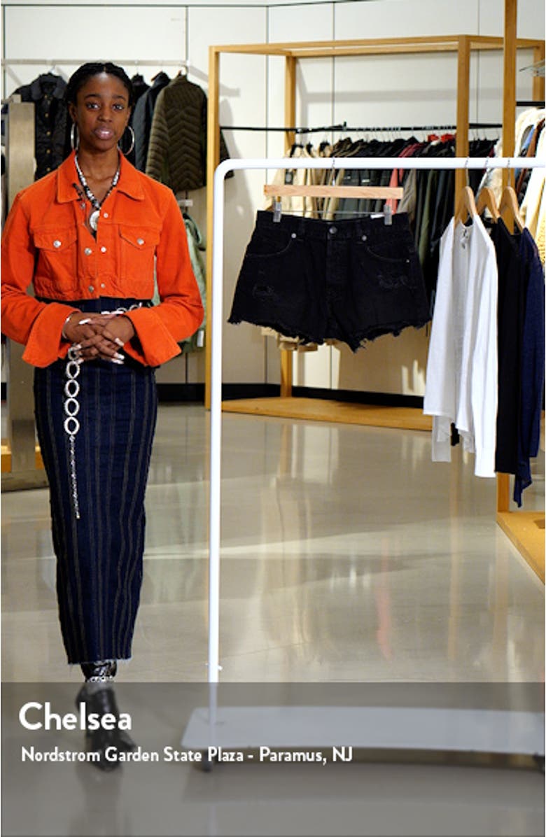 Now or Never Ripped Denim Cutoff Shorts, sales video thumbnail