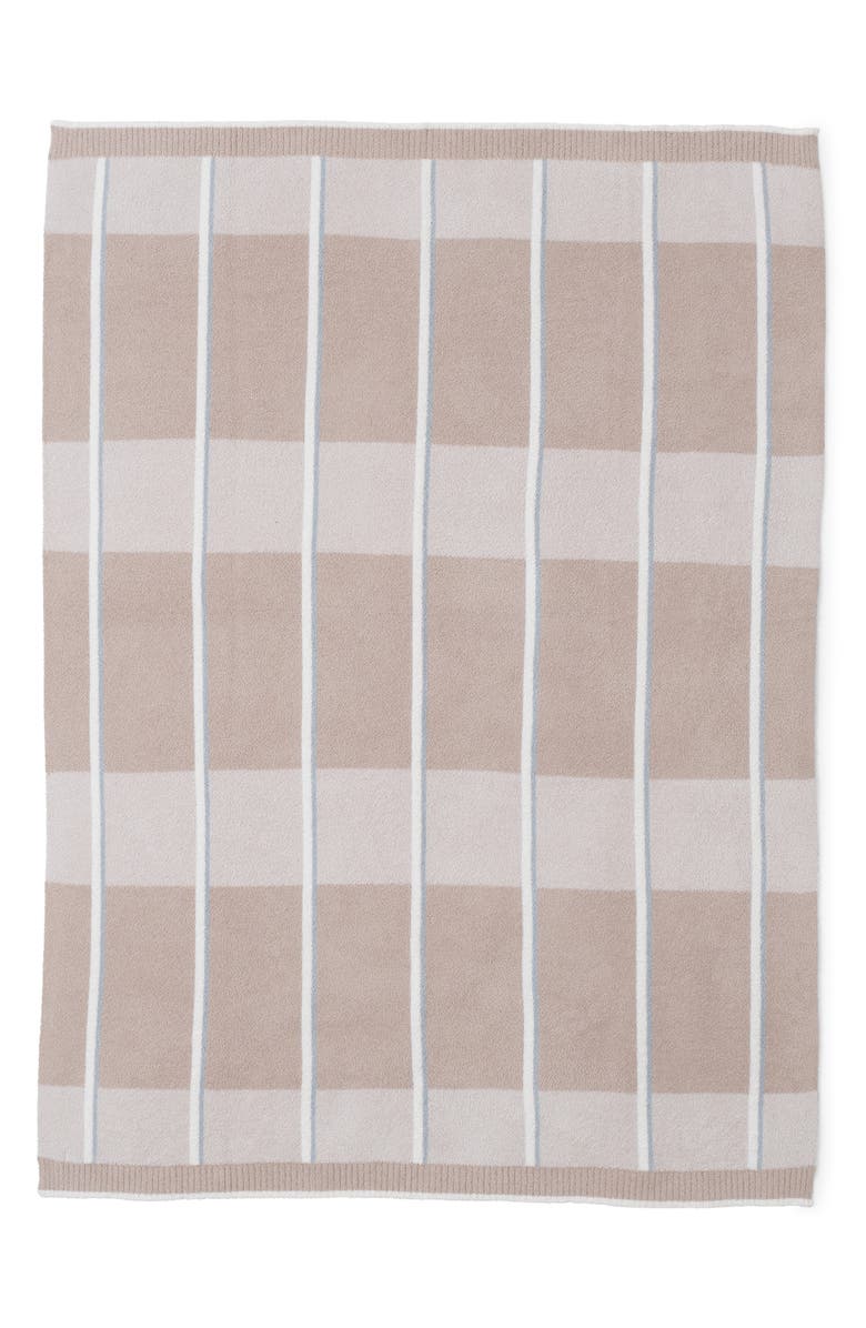 Barefoot Dreams<sup>®</sup> CozyChic<sup>®</sup> Accent Stripe Throw Blanket, Alternate, color, Stone Multi