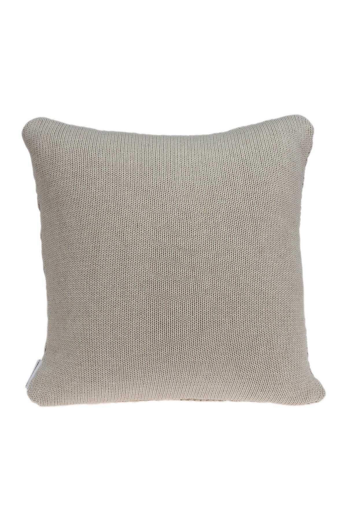 PARKLAND COLLECTION Aldo Transitional Pillow - 20" x 20" - Beige