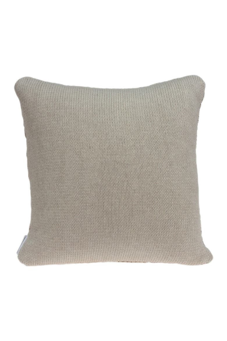 Aldo Transitional Pillow - 20" x 20" - Beige, Main, color, BEIGE