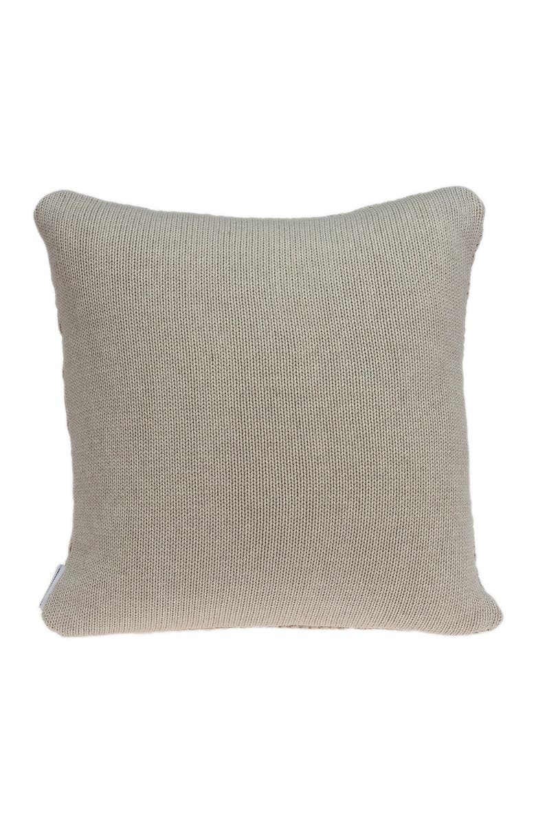 PARKLAND COLLECTION Aldo Transitional Pillow - 20" x 20" - Beige, Main, color, Beige