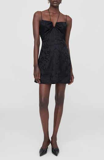 Papillon Silk Jacquard Minidress