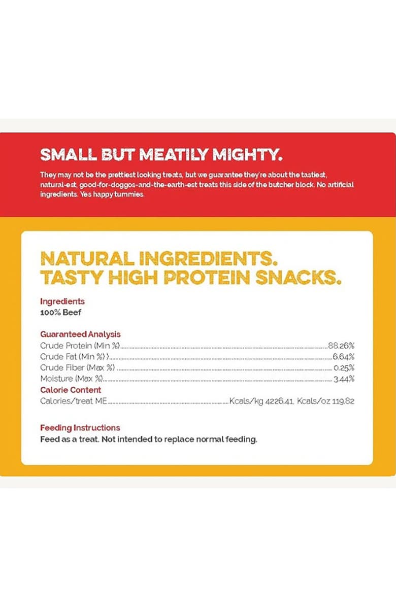 Scout & Zoe's Beef Tiny Mighty Tendons, 3 Packs, 2oz Bags, Dog Treats, Alternate, color, Multicolored