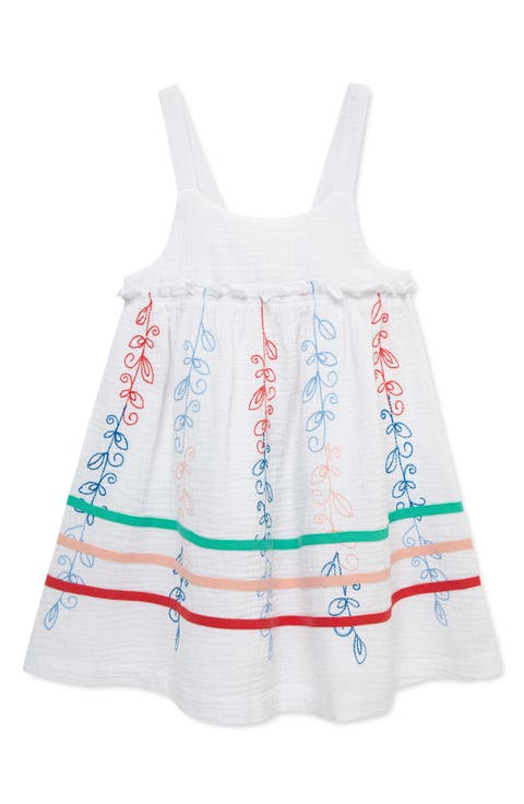 Kids' Colorful Vines Cotton Gauze Sundress (Toddler, Little Kid & Big Kid)