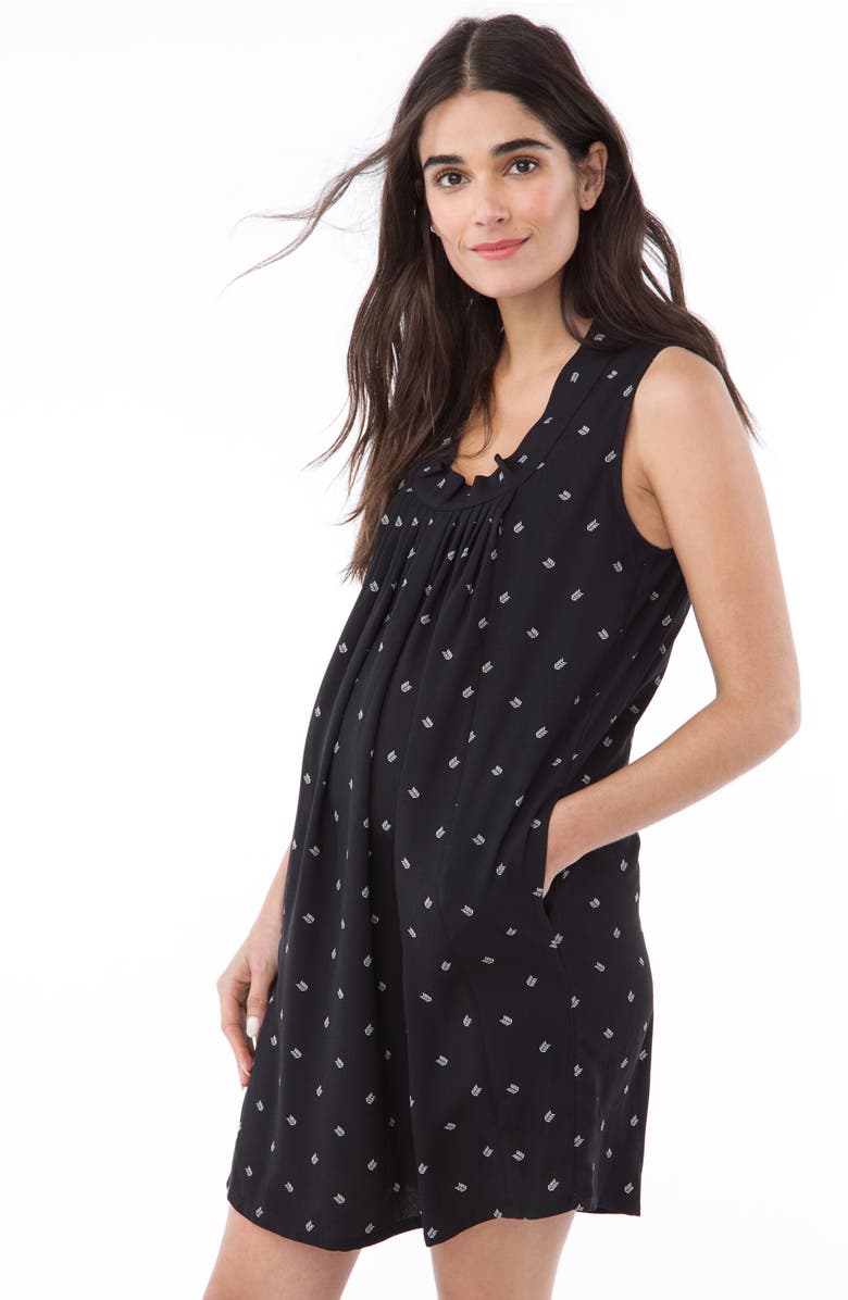 Loyal Hana Nicole Maternity/Nursing Minidress, Alternate, color, 