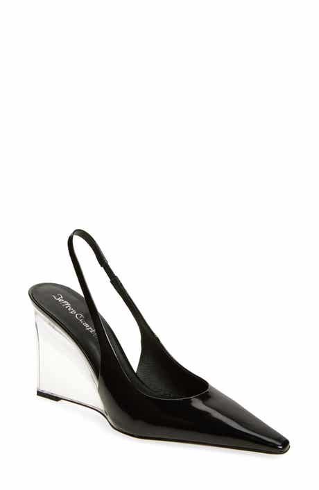 Jeffrey Campbell Glacial Slingback Wedge Pump