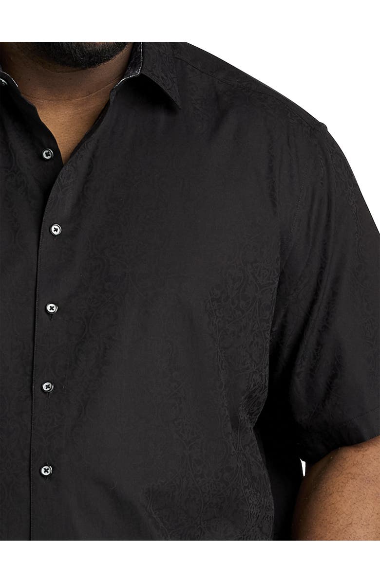 Robert Graham DXL Luther Sport Shirt, Alternate, color, Black