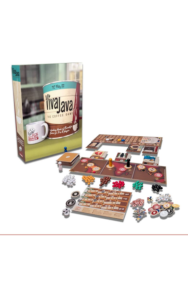 Vivajava The Coffee Game Greater Than Games 13+, Alternate, color, Multicolored