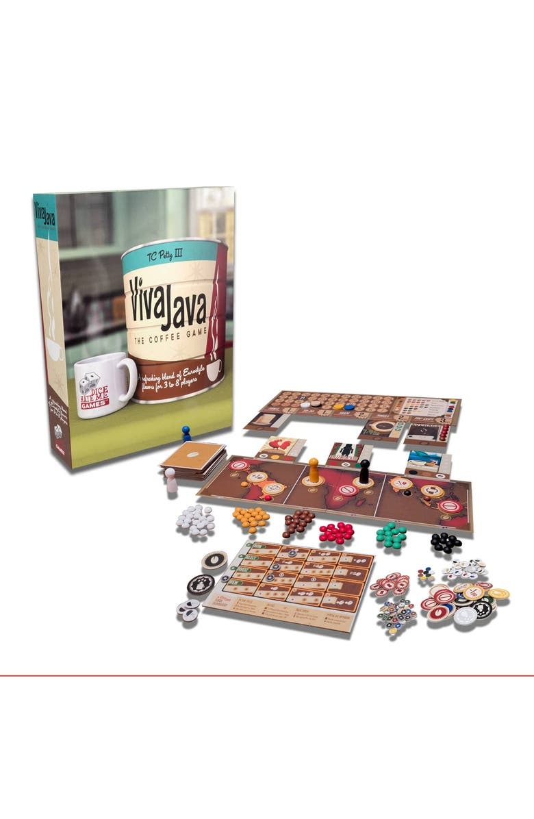 Greater Than Games Vivajava The Coffee Game Greater Than Games 13+, Alternate, color, Multicolored