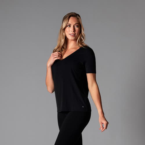 Tavi Everyday V-neck Tee In Black