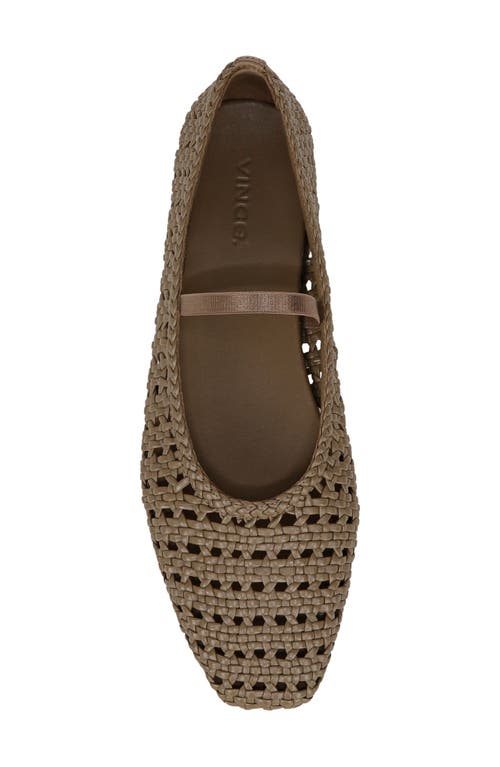 Vince Vivian Mary Jane Flat In Sand Shell