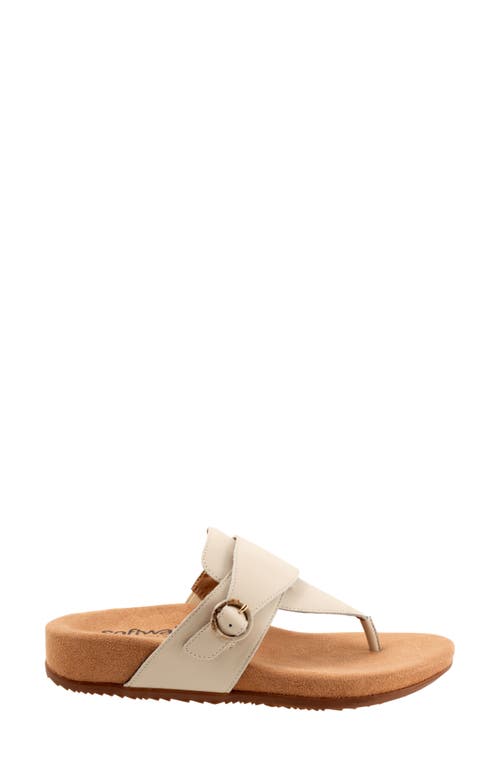 Softwalk ® Belize T-strap Sandal In Ivory