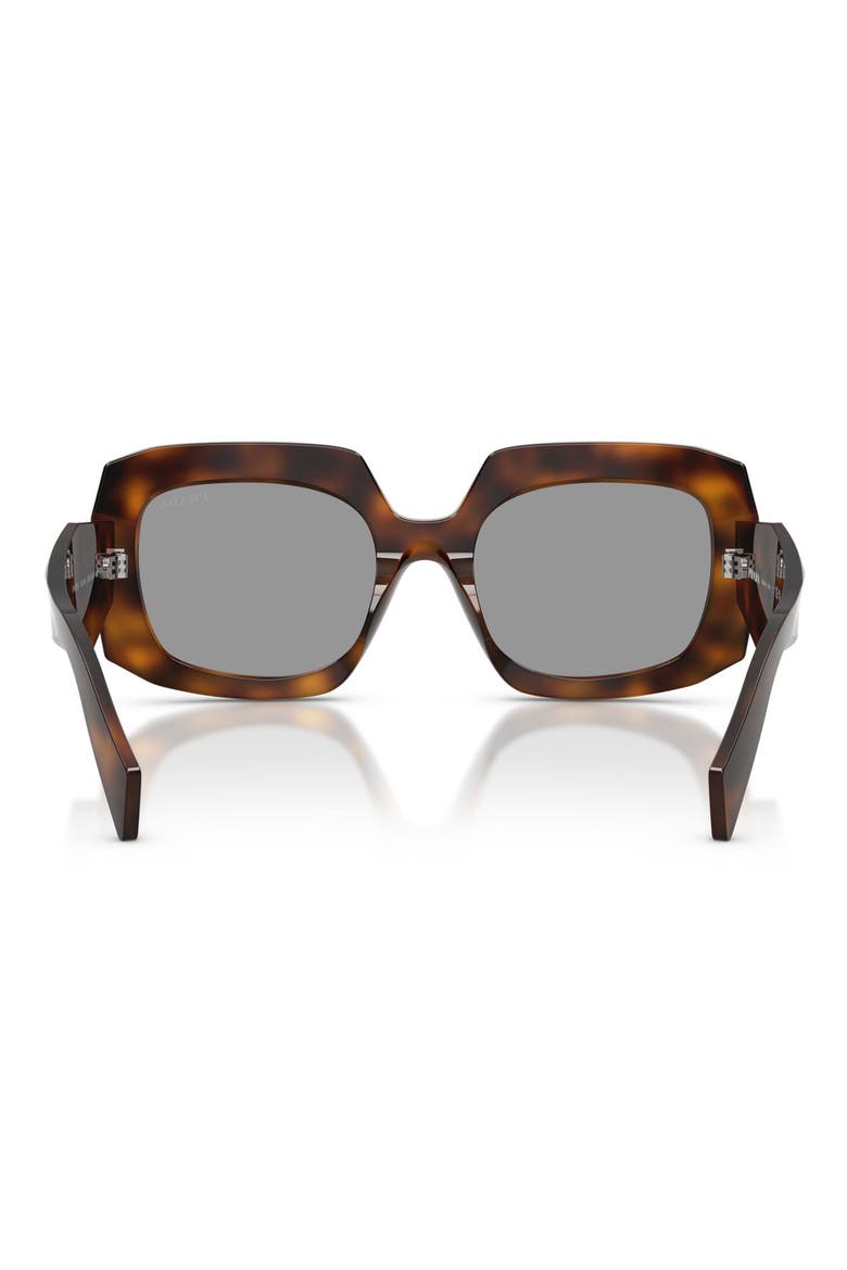 55mm Square Sunglasses, Alternate, color, JUNIPER TORTOISE / GREY