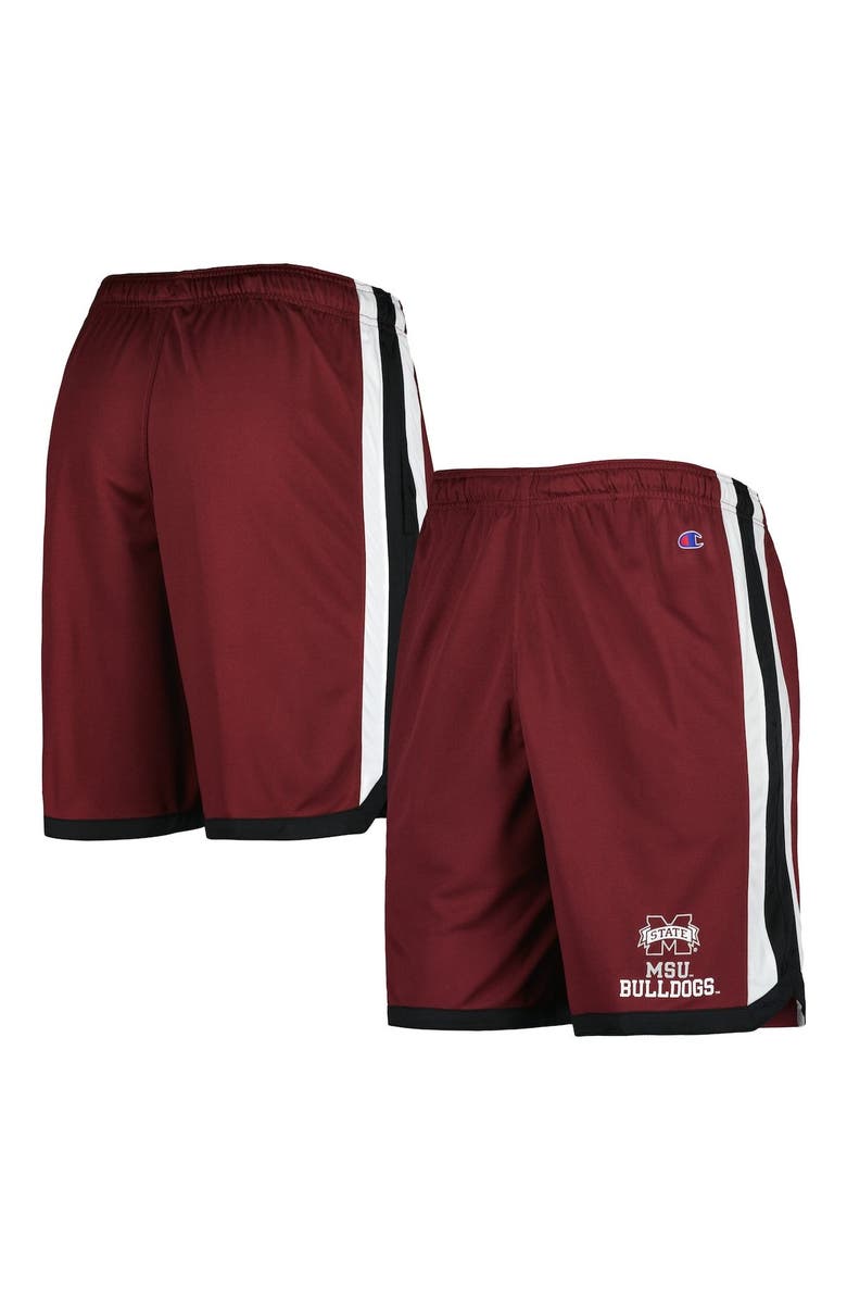 Champion Men's Champion Maroon Mississippi State Bulldogs Basketball Shorts, Main, color, 