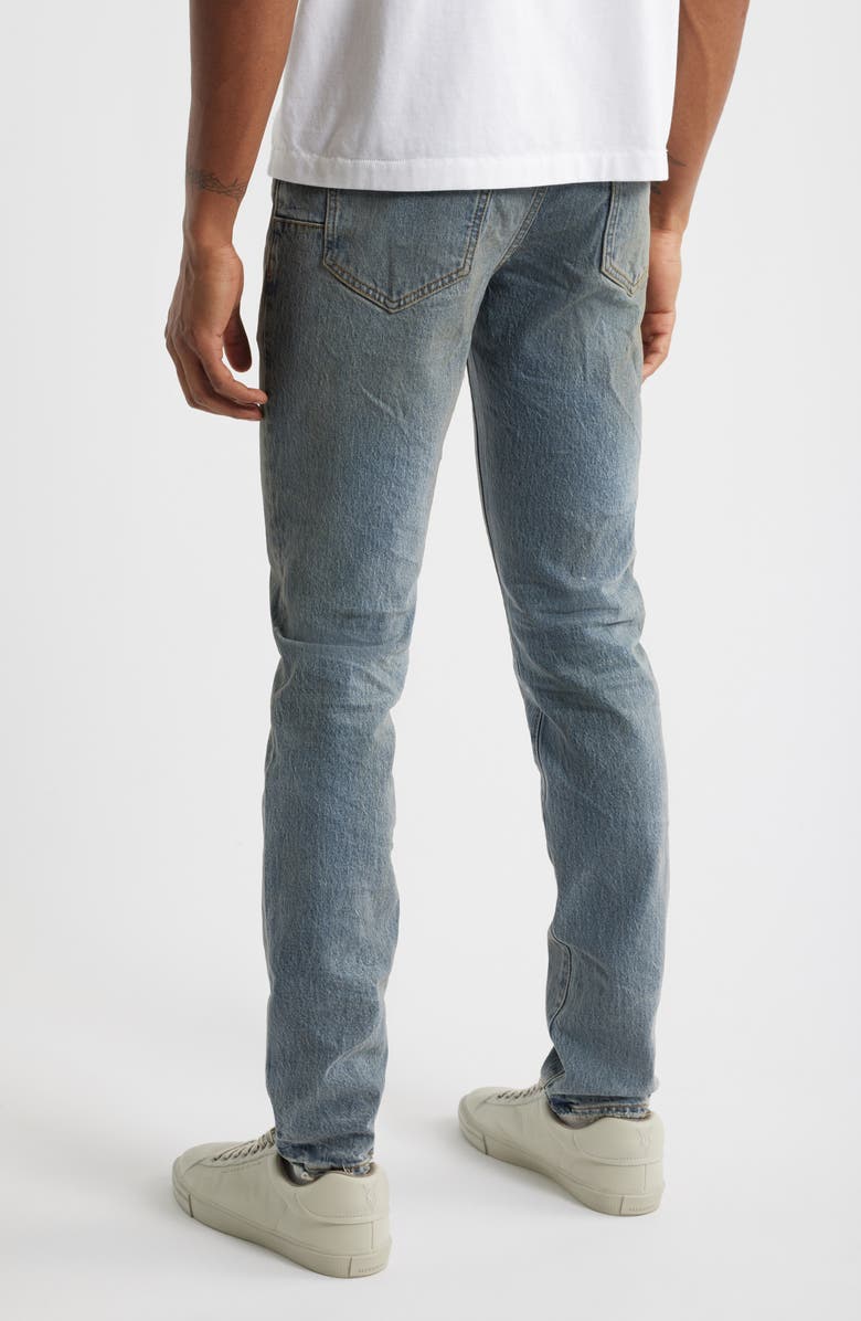 PURPLE BRAND Ferrous Steel Dirty Skinny Jeans, Alternate, color, Mid Indigo