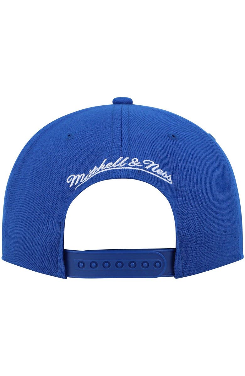 Mitchell & Ness Men's Mitchell & Ness Royal New York Knicks Core Side Snapback Hat, Alternate, color, 