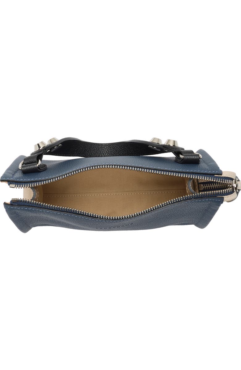Longchamp Small Crossbody Bag, Alternate, color, Pilot Blue/ Black/ Chalk