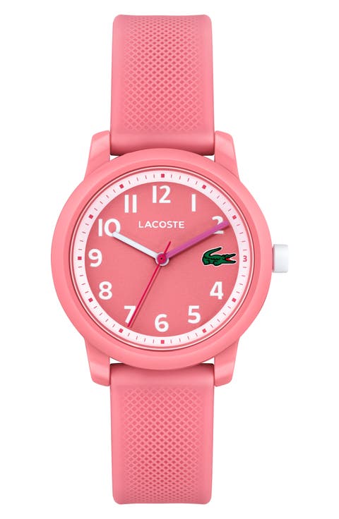 Kids' 12.12 Silicone Strap Watch, 33mm