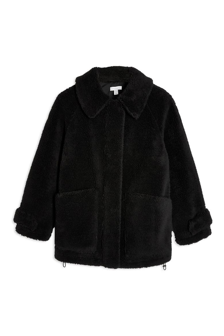 Fleece Jacket, Alternate, color, BLACK