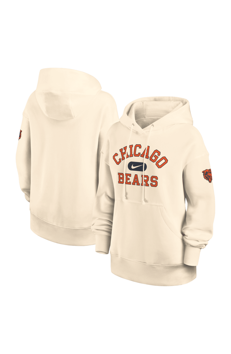 Nike Women's Nike Natural Chicago Bears Oversized Legacy Phoenix Hoodie, Main, color, Natural