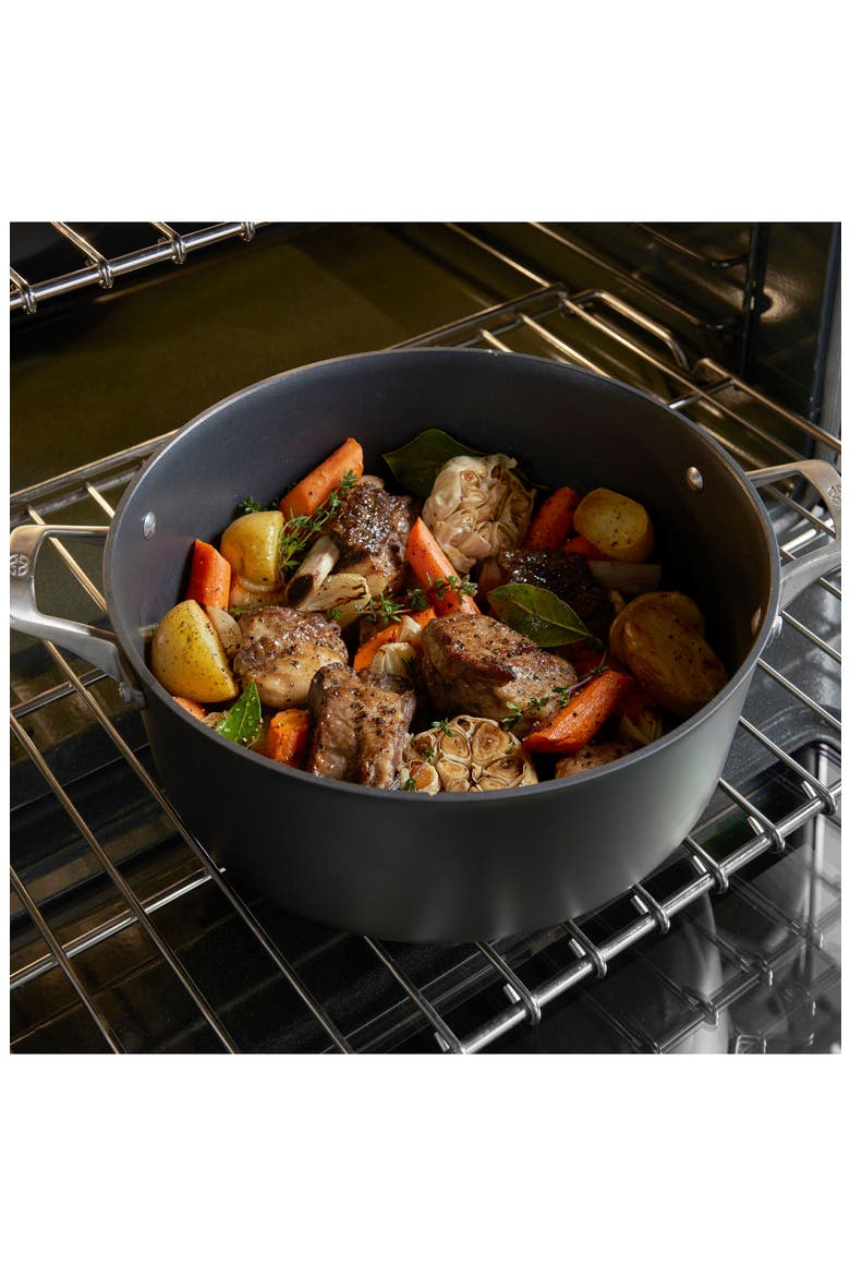 Premier™ Hard-Anodized Nonstick 8.5-Quart Dutch Oven with Lid, Alternate, color, BLACK