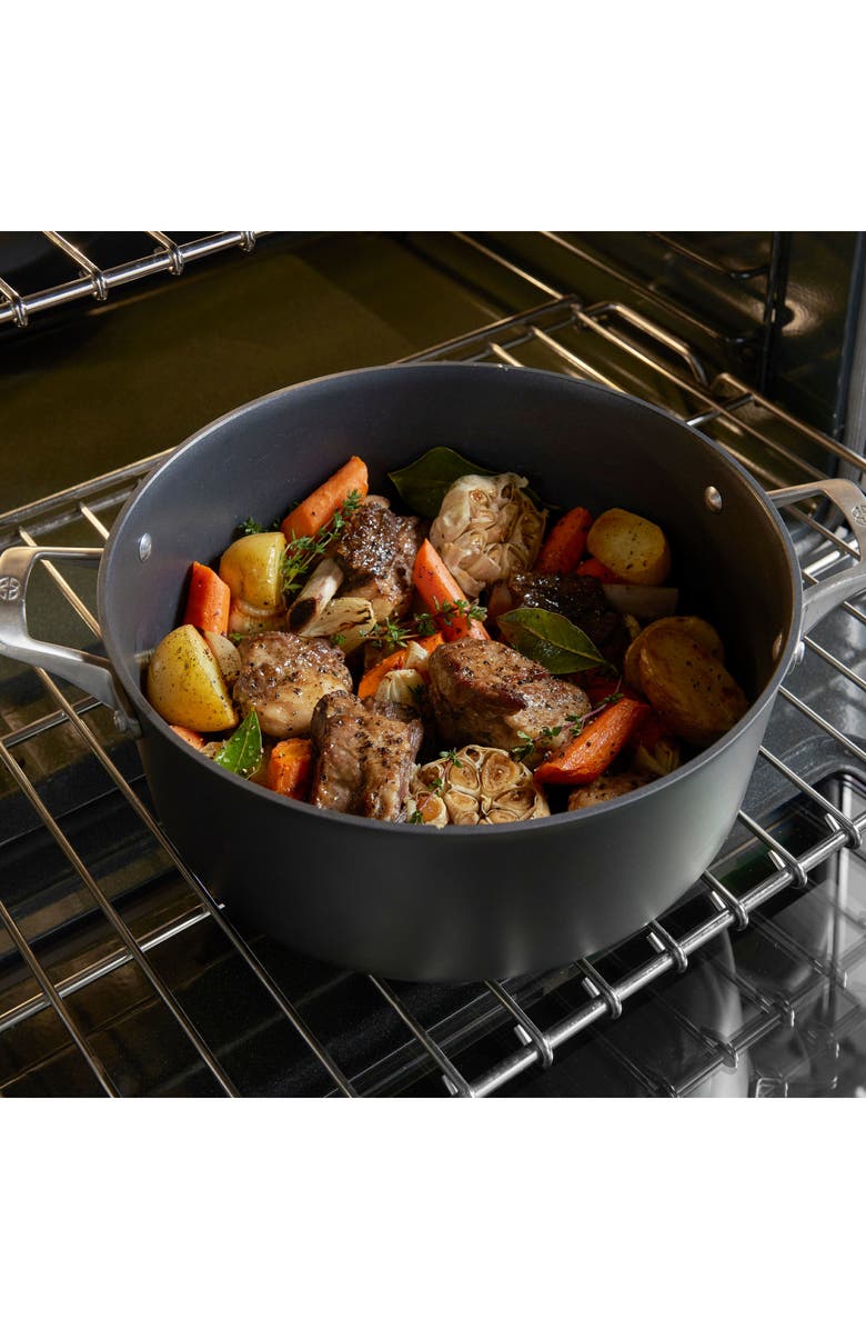 CALPHALON Premier<sup>™</sup> Hard-Anodized Nonstick 8.5-Quart Dutch Oven with Lid, Alternate, color, Black
