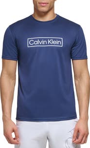 Calvin Klein Short Sleeve Moisture Wicking Top