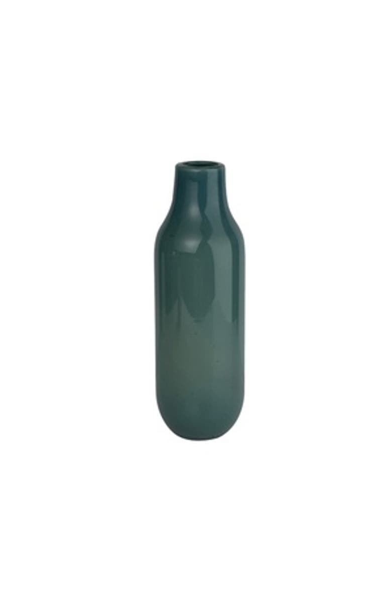 Green Capsule Glass Vase, Main, color, Green