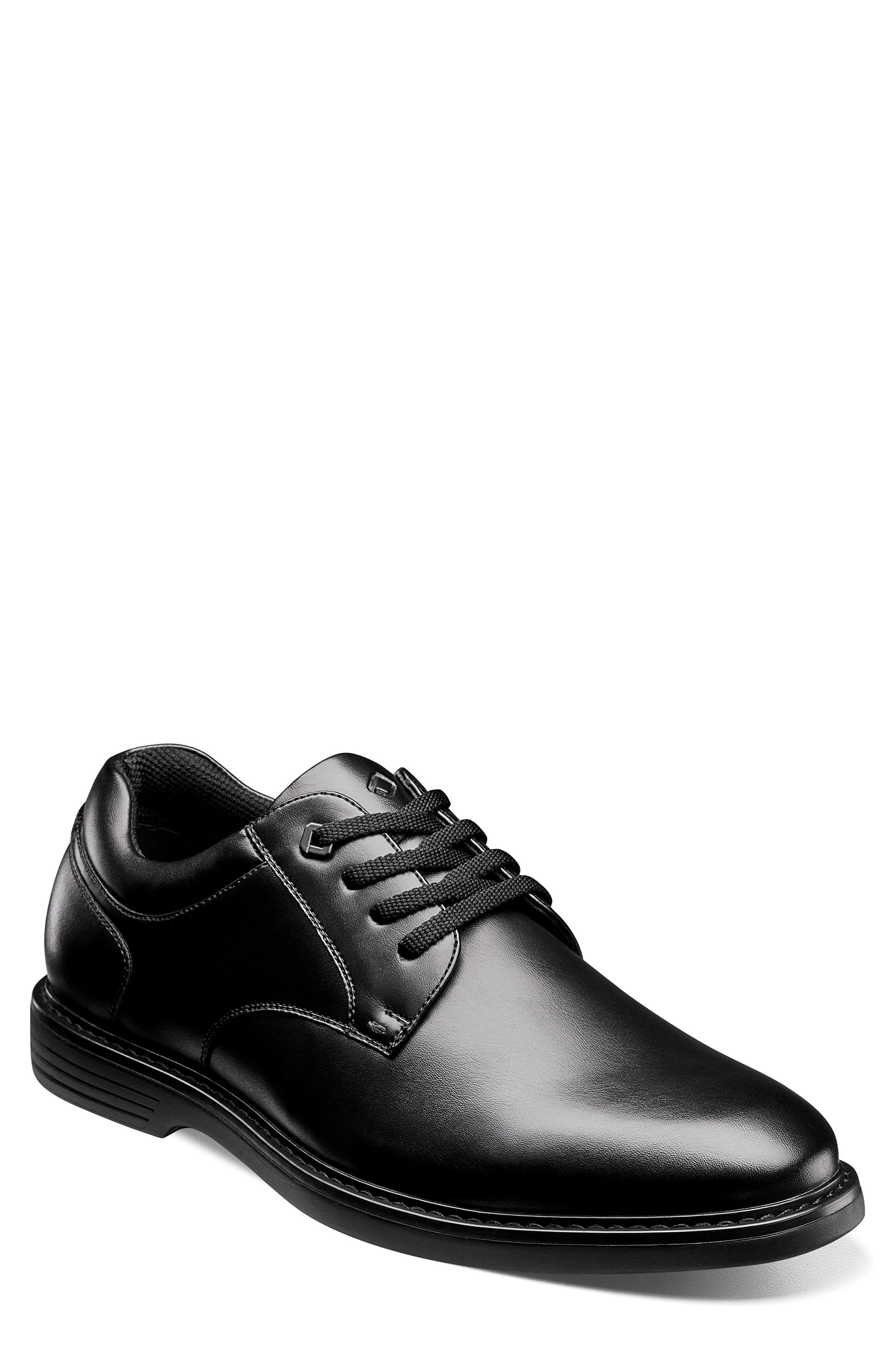 NUNN BUSH Wade Work Slip Resistant Plain Toe Derby - Wide Width Available
