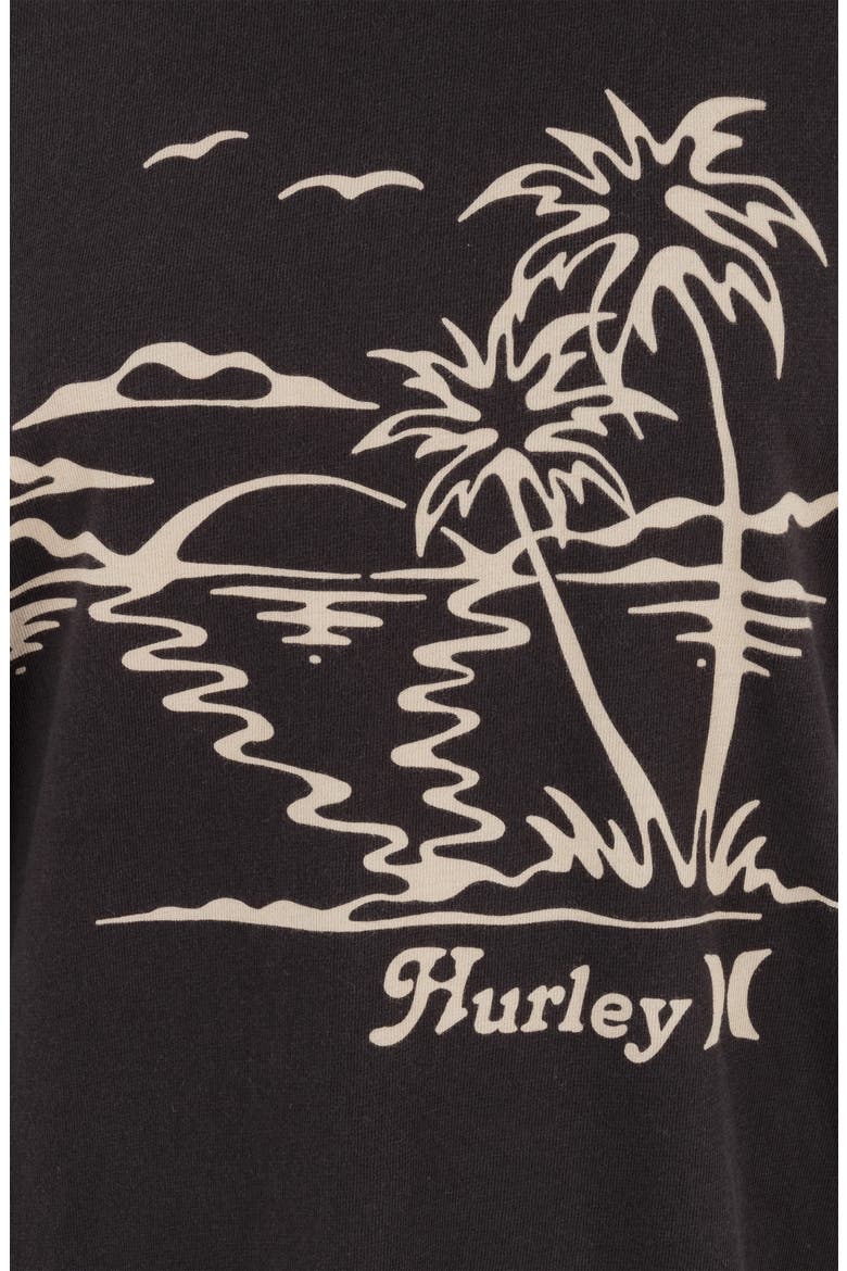 Fun in the Sun Graphic Boyfriend T-Shirt, Alternate, color, OFF BLACK