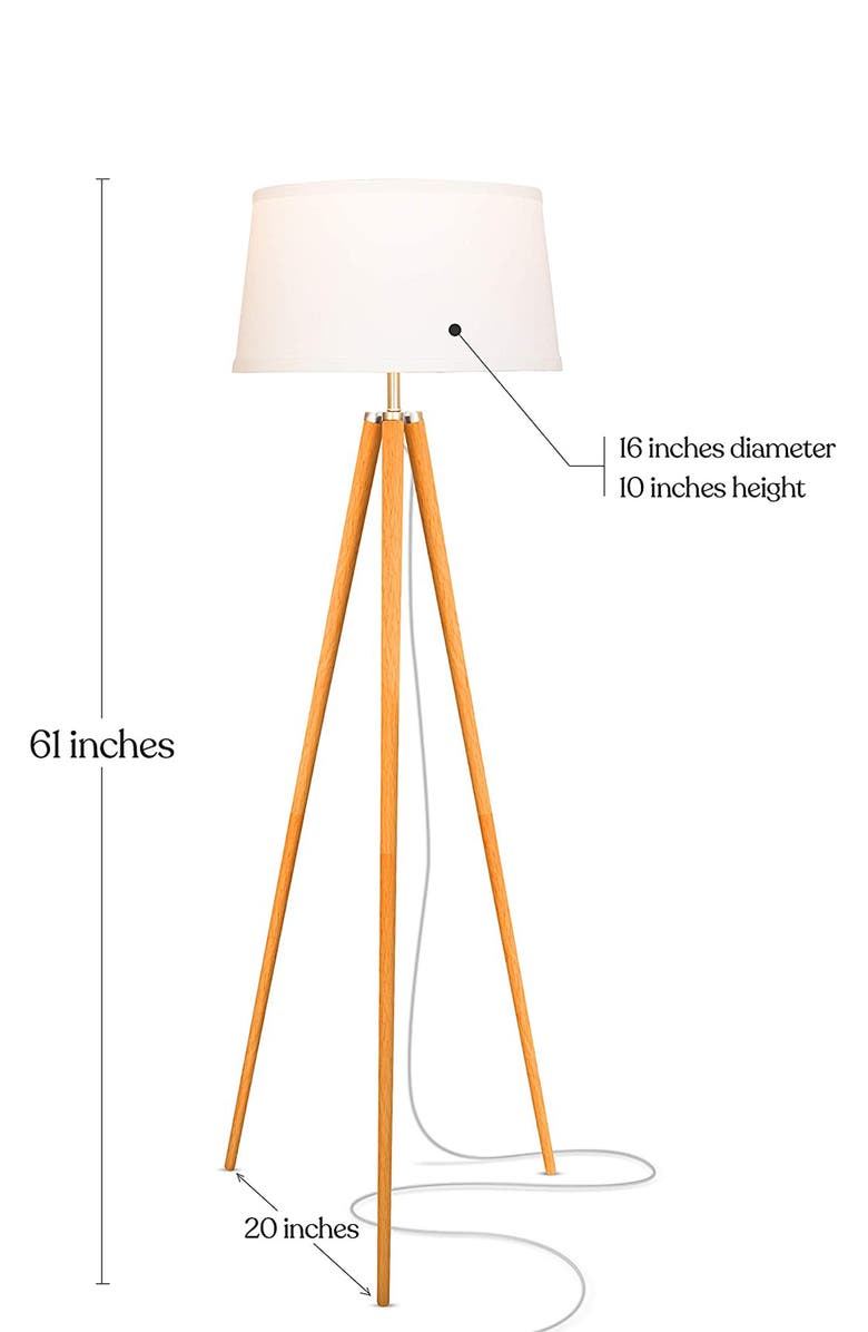 Brightech Emma LED Tripod Floor Lamp, Alternate, color,