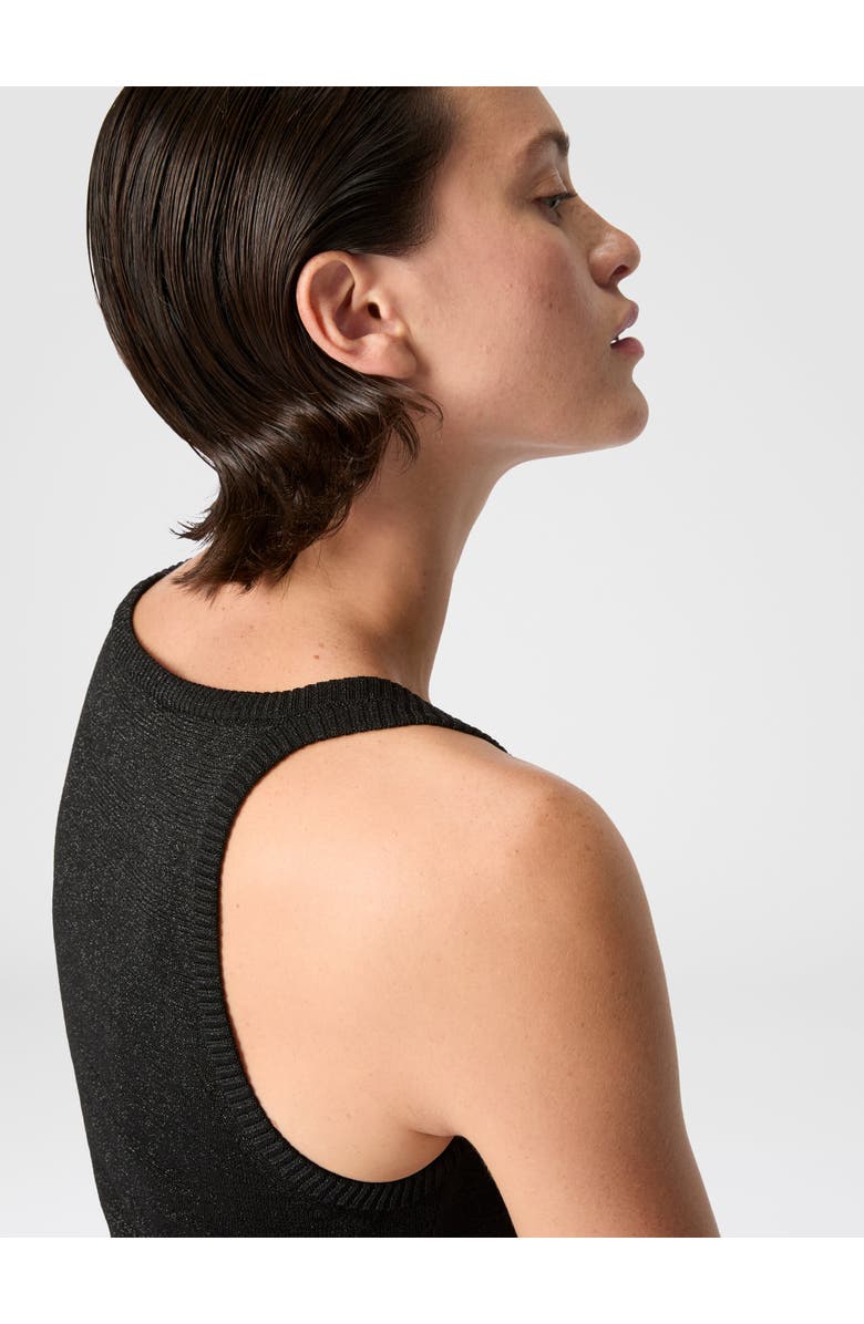 Missoni Viscose Lamé Tank Top, Alternate, color, Black