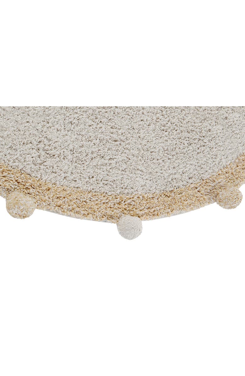 Lorena Canals Bubbly Washable Cotton Area Rug, Alternate, color, Natural Honey