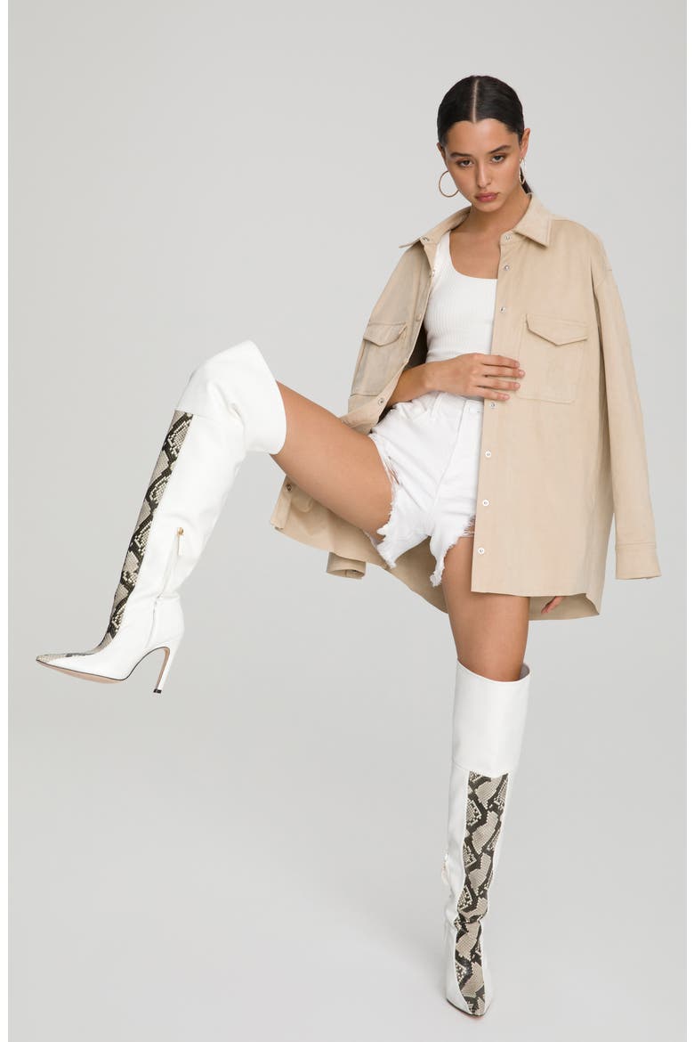 Belted Shirt Jacket, Alternate, color, TAUPE001