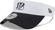 New Era Men's New Era White/Black Cincinnati Bengals 2025 NFL Training Camp Adjustable Visor
